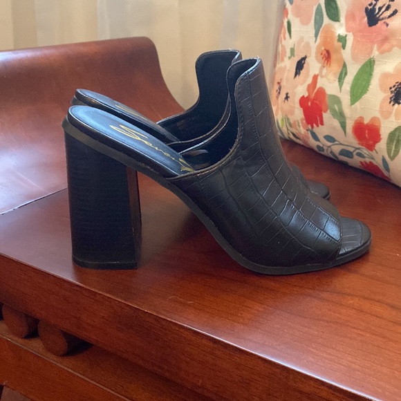 Women’s high heel open toe mule - Picture 2 of 7